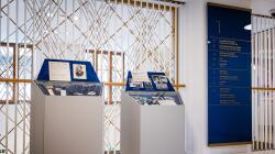 New display cabinet in the exhibition
