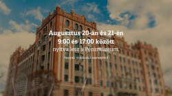 Nyitvatartásunk augusztus 20-án és 21-én
